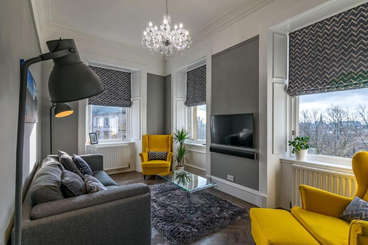 Bright And Airy Apartment Glasgow Eksteriør bilde